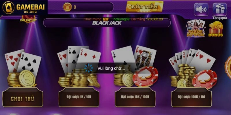 Cá cược Blackjack